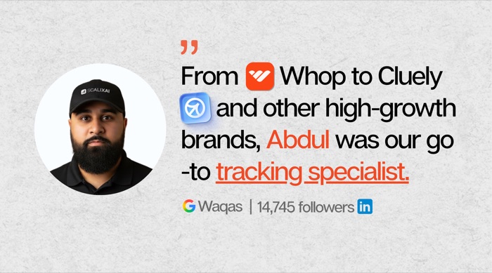 Client testimonial for Abdul Kayium