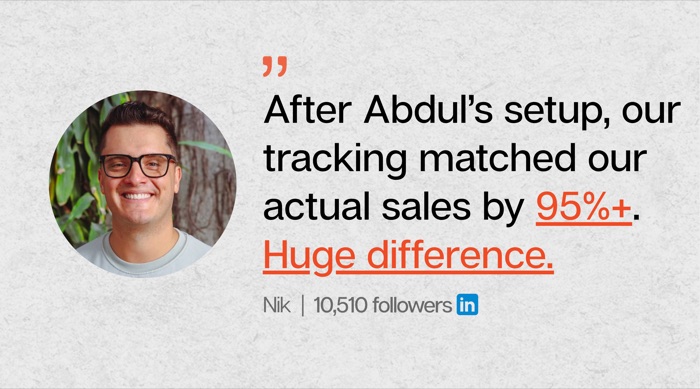 Client testimonial for Abdul Kayium